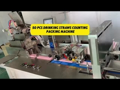 Maszyna do automatycznego liczenia i pakowania słomek do mleka sojowego, 50 sztuk, 220V, 3kW