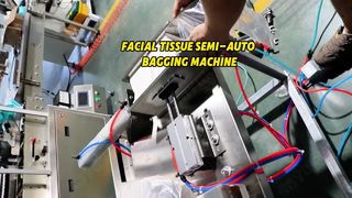 Niska cena chusteczek do twarzy Półautomatyczna maszyna do pakowania w worki
