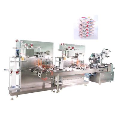 Maszyna do pakowania chusteczek nawilżanych 220 V / 50 Hz Automatyczna mechaniczna