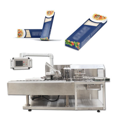 Automatyczna maszyna do pakowania w kartony z makaronem 1,5 kW Napędzana mechanicznie