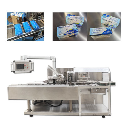Automatyczna maszyna do pakowania rękawiczek w kartony 1,5 kW Napędzana mechanicznie