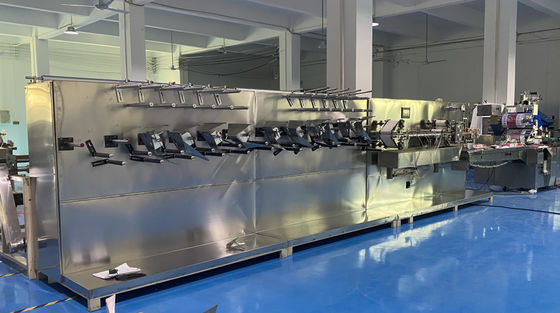 300 Cut / Min SS304 Stal nierdzewna jakość mokre chusteczki Maszyna do pakowania automatyczna dla 30-120 sztuk