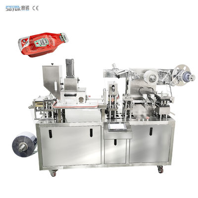 Dokładność maszyna do pakowania pęcherzyków miodowych Olejek oliwny Mini Liquid Blister Packing Equipment
