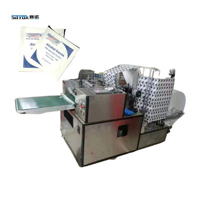 Automatyczne liczenie rozstawienia Alcohol Prep Pad Packing Machine Separate PID Control
