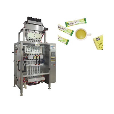 220V 50HZ PLC sterowana automatyczna maszyna do pakowania 10 linii dla 2-5g zielonego herbaty w proszku